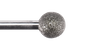 Bur di diamanti rotondi (diamante fine)