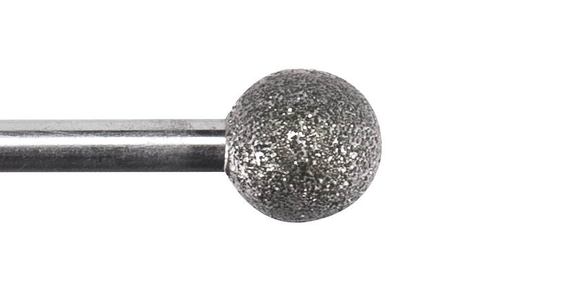 Bur di diamanti rotondi (diamante fine)