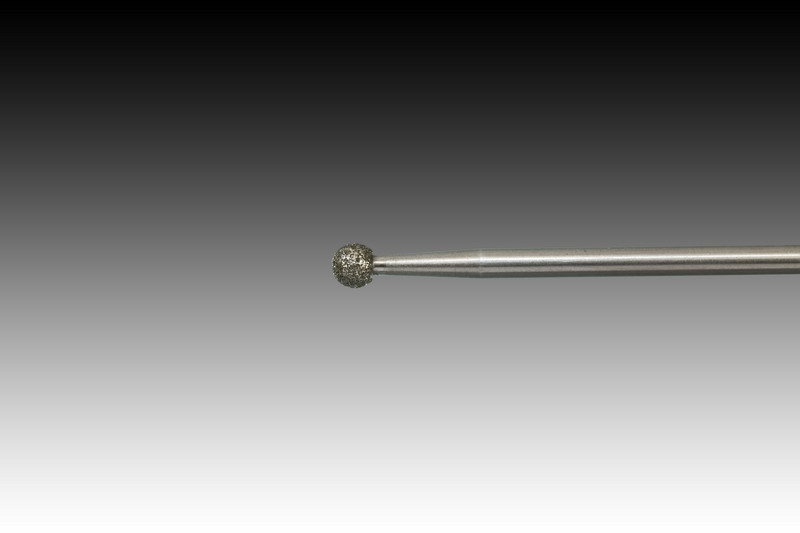Bur di diamanti rotondi (diamante fine)